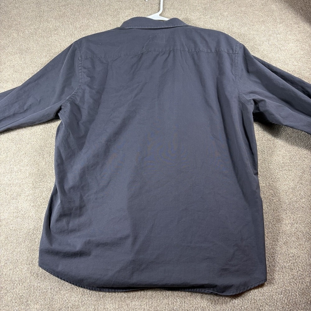 UNTUCKit Men X-Large Button Front Shirt Black Minimalist Business Casual Preppy - Picture 5 of 7